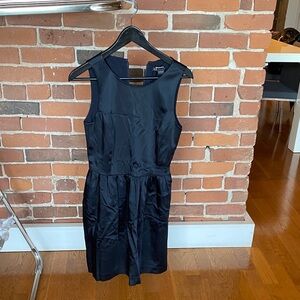 Armani Exchange Navy blue Satin Dress